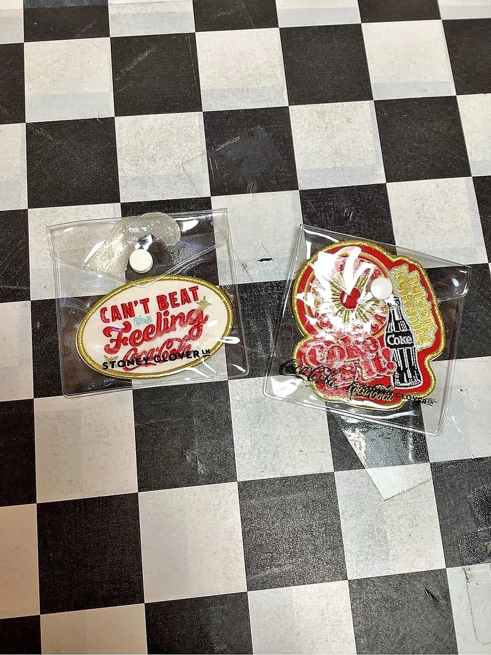 Stoney Clover Lane Coca-Cola patches NWT